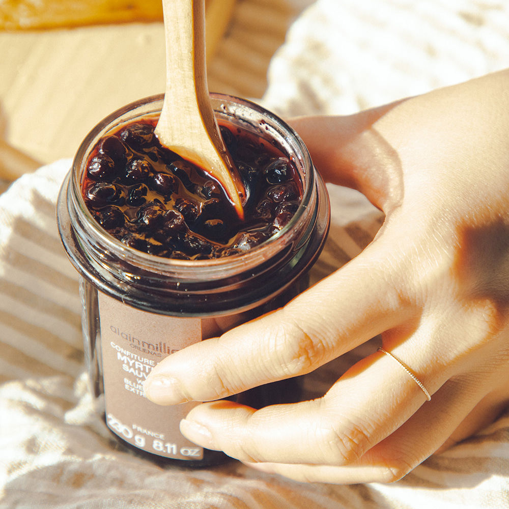 法国进口Alain Milliat艾伦米亚杏果草莓野蓝莓橘子迷你果酱300g