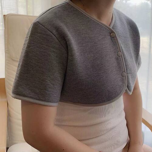 夏秋季加绒款护肩膀睡觉