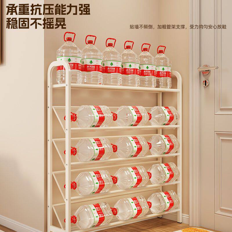 简易鞋架架子门口家用宿舍夹缝小户型多功能门后超窄收纳神器鞋柜