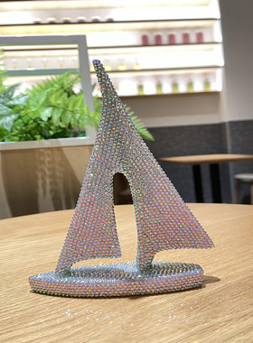 帆船船办公室桌面工艺品客厅装饰