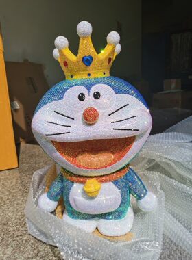 镶钻63厘米皇冠网红带货玩偶
