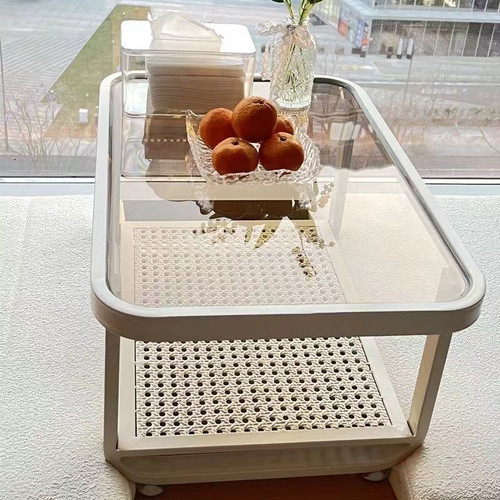 欧式玻璃飘窗台小桌子茶几榻榻米方角几卧室坐地矮桌简约现代炕几