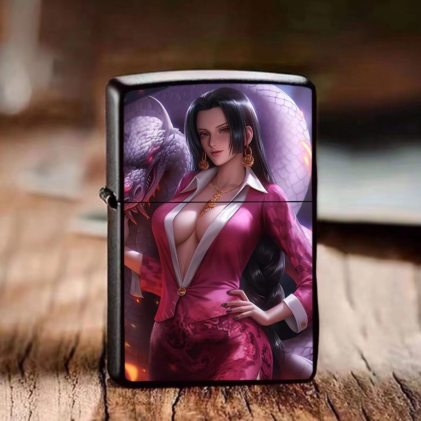 海贼王女帝煤油防风打火机性感图片