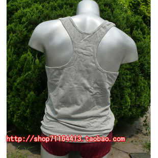 棉元素专柜正品 M20062 男式工字形背心