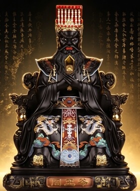阎王阎王爷神像树脂阎罗王阎罗寺庙十殿家用天子树脂魔王摆件供奉