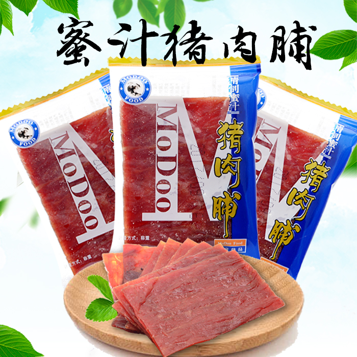 牧童蜜汁猪肉脯500g休闲零食品猪肉脯猪肉干称重小包装