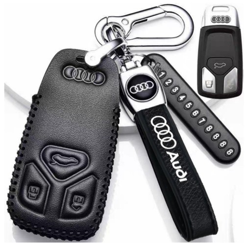 适用2025款奥迪Q5L钥匙套一汽奥迪真皮钥匙包45周年专用车钥匙扣