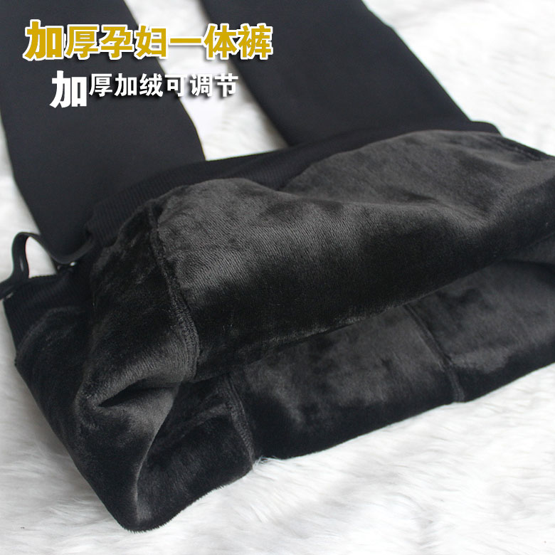 加厚保暖裤coco一体托腹踩脚裤