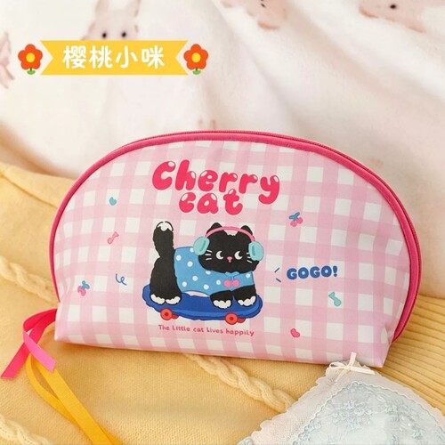 可爱猫咪化妆包多功能包收纳小包内衣袜子收纳包
