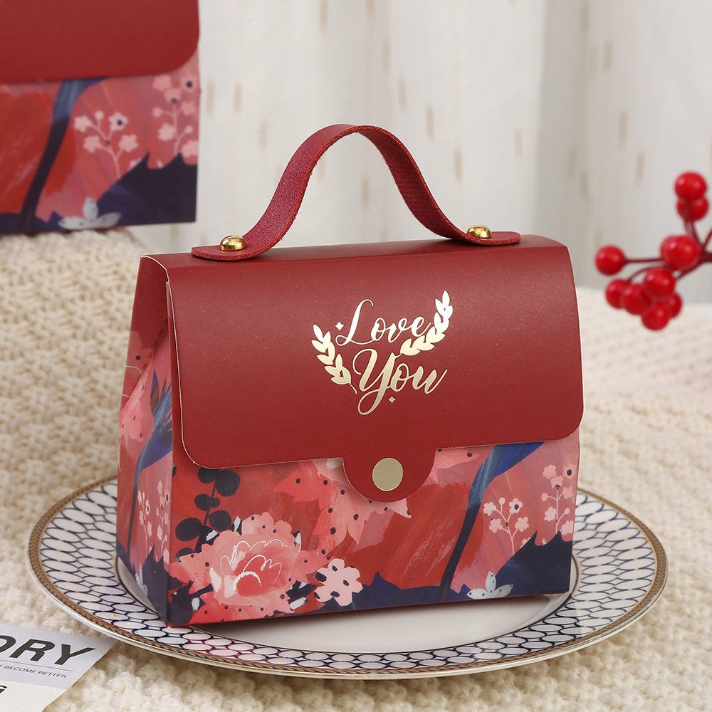 热销婚庆喜庆用品喜糖盒欧式少女心包装盒 ins伴手礼婚礼喜糖跨境