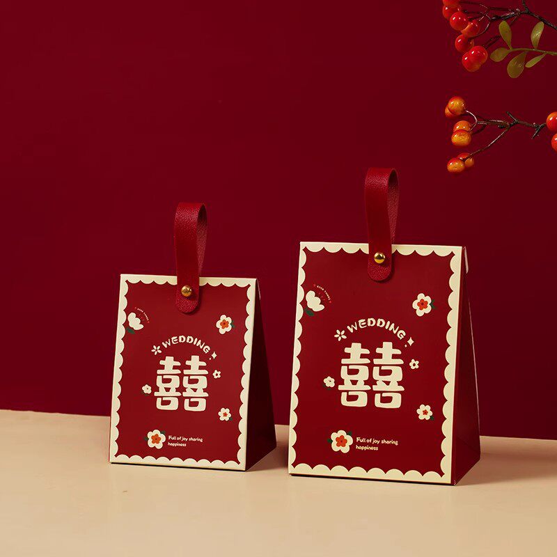 热销结婚喜糖盒子喜糖盒结婚专用糖盒糖果盒子伴手礼婚庆用品跨境