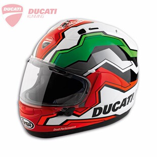 Flag整体式 Ducati Corse 骑行机车头盔 头盔摩托车头盔男女款