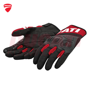 织物皮革触屏摩托车骑行保护正品 联名Summer 杜卡迪手套spidi
