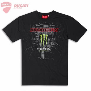 个性 杜卡迪Ducati Corse魔爪夏季 休闲T恤圆领短袖 限量 棉质T恤衫