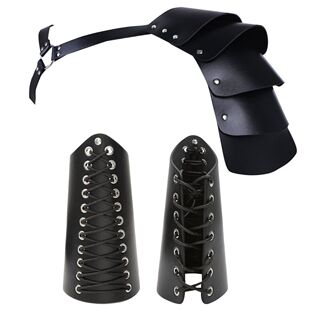 cosplay道具 骑士护肩护腕维京风格 中世纪文艺复兴服装 配件套装