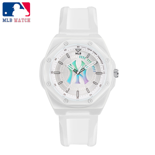 MLB美职棒手表男女士时尚 简约小众夜光运动防水学生情侣石英腕表