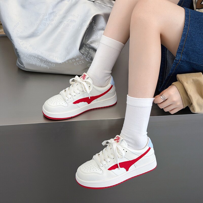 情侣厚底德训板鞋女ins潮鞋2026新款小众百搭男女款休闲小白鞋子