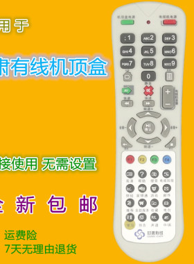 适用 甘肃有线数字电视机顶盒遥控器 DVC-5028h 天水九洲RMC-C245