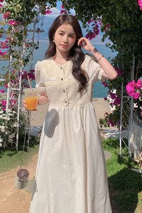 现货2C028 7322 P115 K168 夏季小香风清新连衣裙图片