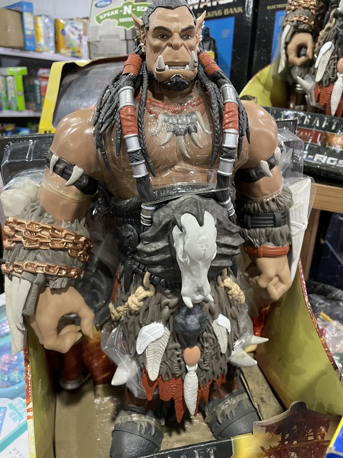 正版魔兽世界电影版 18寸杜隆坦 jakks出品公仔手办人偶
