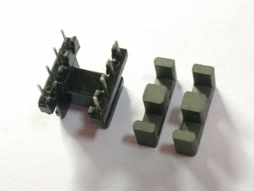 秒杀EE19铁氧体磁芯 配套 骨架卧式4+4胶木 （磁芯骨架整套）