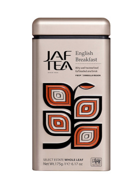 JAF TEA铁罐装佳福茶斯里兰卡高山茶原叶红茶英式早餐茶送礼好物
