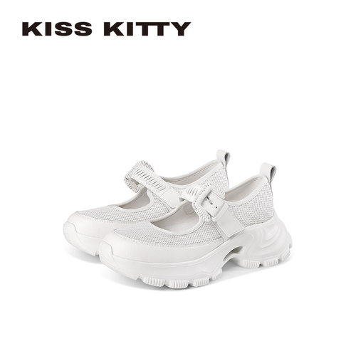 KISSKITTY运动玛丽珍透气网鞋