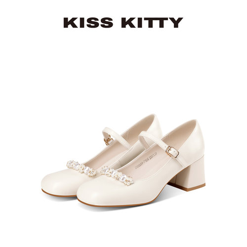 KISSKITTY法式玛丽珍鞋