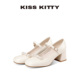 配裙子旗袍单鞋 KISSKITTY法式 新中式 高跟小皮鞋 玛丽珍鞋 女25新款