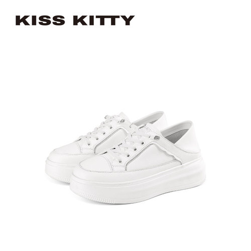 KISSKITTY厚底小白鞋女款