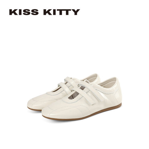 KISSKITTY头层牛皮玛丽珍女