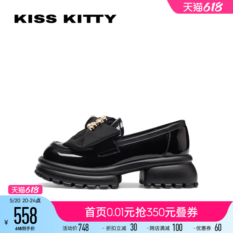 KISSKITTY蝴蝶结乐福鞋