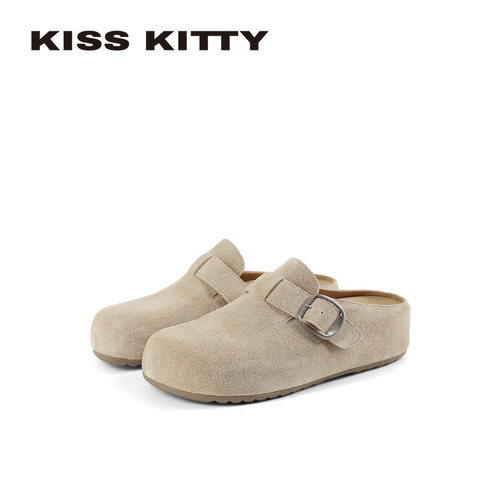 KISSKITTY厚底勃肯鞋女半拖