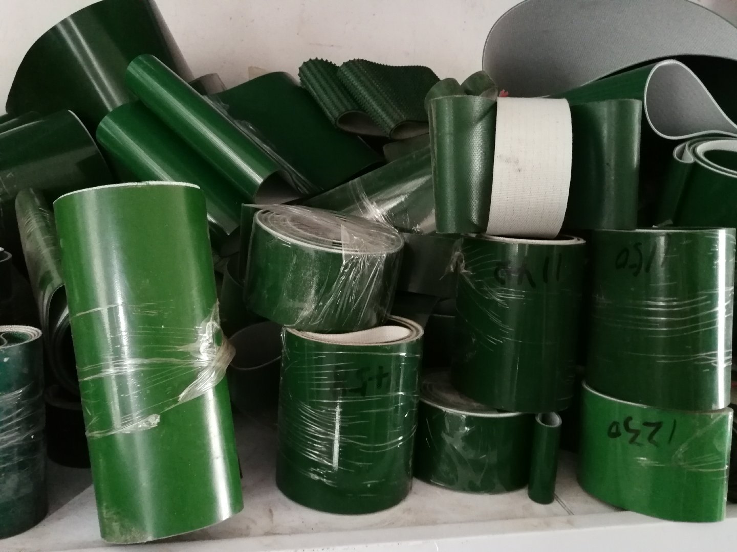 橡胶pvc花纹物流机械输送带定制