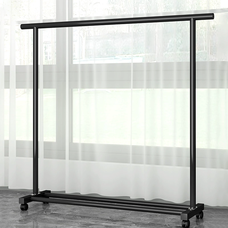 转角简易晾衣架落地家用