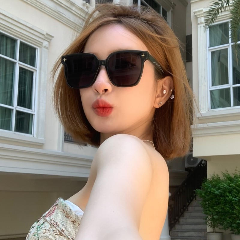 复古黑色方框墨镜女方圆脸显瘦高级感防晒海边度假气质网红太阳镜,ZIPPO/瑞士军刀/眼镜,太阳眼镜,淘宝优惠券,粉丝福利购,淘宝优惠卷