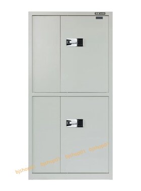 华鼎 指纹密码 防盗文件柜 分体双层四门两斗 资料档案 保密柜