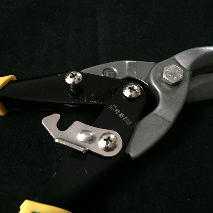 TES 도구 항공 가위 스테인레스 강판 철 가위 철 가위 와이어 메쉬 가위 흰색 철 산업 91701