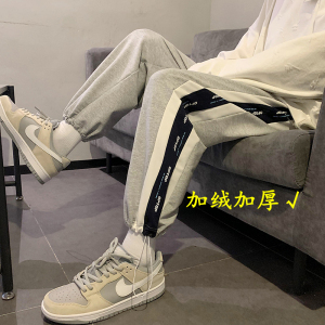 现货印花卫裤加绒加厚休闲运动裤NB1005P40特加绒P45特图片