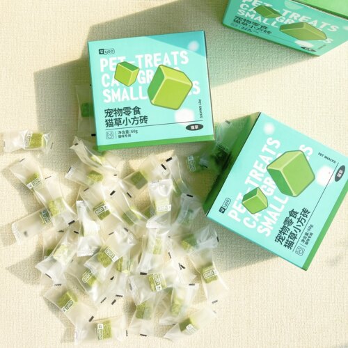 yee猫草冻干粒小方砖猫咪化毛片