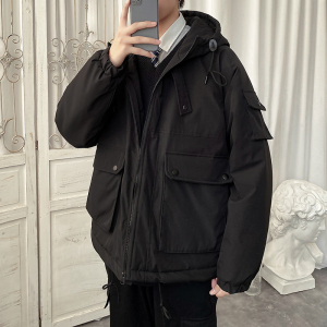 大货港风2025冬新工装棉衣男日系大码连帽棉服XZ311A-my916-p115，男装棉衣，星座311A