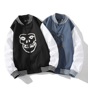 24秋季新款港风棒球服外套男拼色夹克青年学生XZ311A-JK16-P50图片