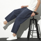 爆25夏无影墙日系棉麻九分裤男灯笼裤裤哈伦裤星座311A-k902-p45，男装休闲裤，星座311A