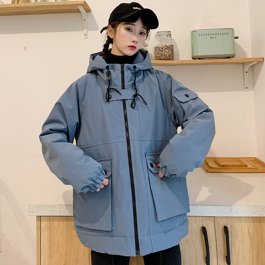 大货25情侣冬装外套加厚连帽棉衣工装情侣棉服XZ311A-MY916-P115,男装棉衣,星座311A