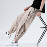 无影墙25爆盘扣立体风九分哈伦裤灯笼裤9分裤XZ311A-K236-P50，男装休闲裤，星座311A