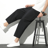 爆25夏无影墙日系棉麻九分裤男灯笼裤裤哈伦裤星座311A-k902-p45，男装休闲裤，星座311A