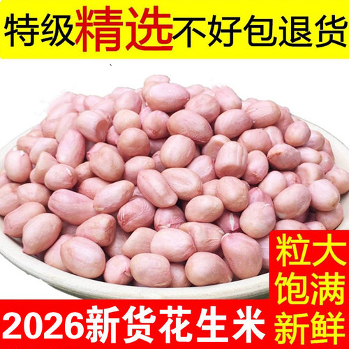 花生米河南大粒花生仁新鲜