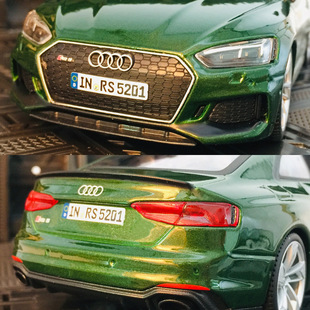 奥迪RS5 Coupe合金金属收藏汽车模型玩具1:24