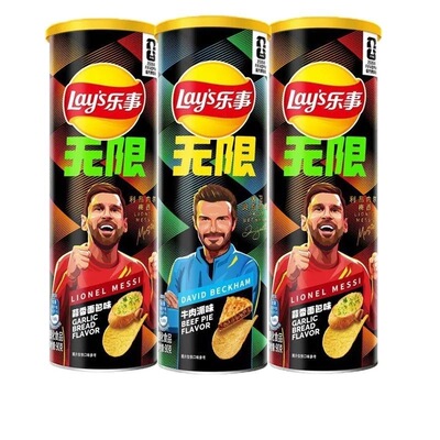 乐事薯片FIFA联名限定90g罐装