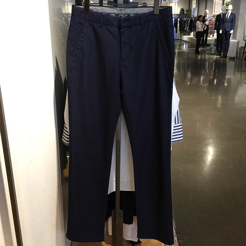 格罗品牌正品 15款 男士休闲 深蓝色厚款 直筒 休闲裤 吊牌价1380|ruв категории Мужская одежда, брюки - от Buy2taobao.com для оказания профессиональной услуги покупки агента Taobao